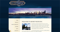 Desktop Screenshot of morupsigns.com